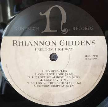 LP Rhiannon Giddens: Freedom Highway 13352