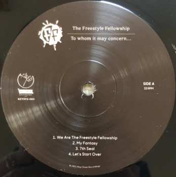 2LP Freestyle Fellowship: To Whom It May Concern... 560234