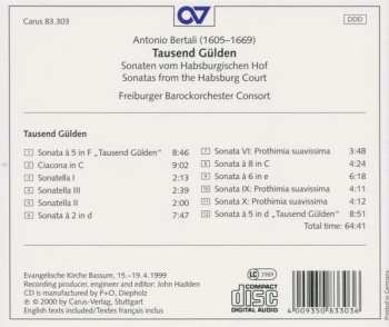 CD Antonio Bertali: Tausend Gülden 312413