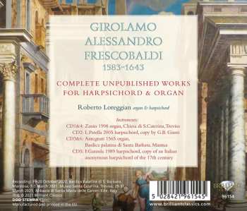 6CD Girolamo Frescobaldi: Complete Unpublished Works For Harpsichord & Organ 561272