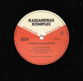 LP Freunde Der Italienischen Oper: Kassandras Komplex 642980