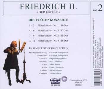 CD Friedrich der Grosse: Die Flötenkonzerte, Vol. 2 599790