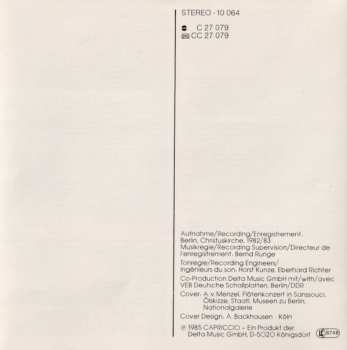 CD Friedrich der Grosse: Flötenkonzerte & Sinfonien 456323