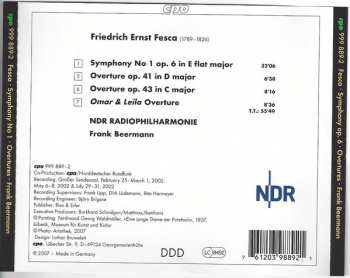 CD NDR Radiophilharmonie: Symphony No. 1 / Three Overtures 115195