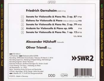 CD Oliver Triendl: Complete Cello Sonatas 180913