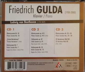 3CD Friedrich Gulda: Spielt/Plays Ludwig Van Beethoven 239098