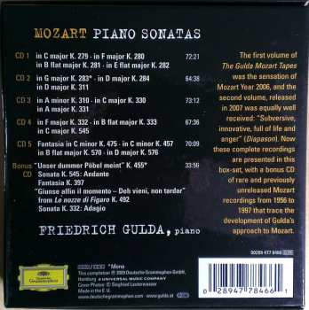 6CD/Box Set Wolfgang Amadeus Mozart: The Complete Gulda Mozart Tapes 45461