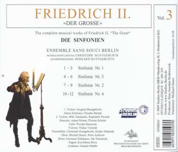 CD Friedrich der Grosse: Die Sinfonien, Vol. 3 600131