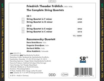 2CD Friedrich Theodor Fröhlich: Complete String Quartets 573048