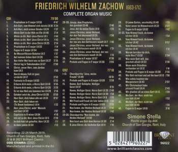 2CD Friedrich Wilhelm Zachow: Complete Organ Music 118653