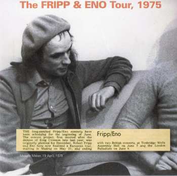 3CD Fripp & Eno: Live In Paris 28.05.1975 93136