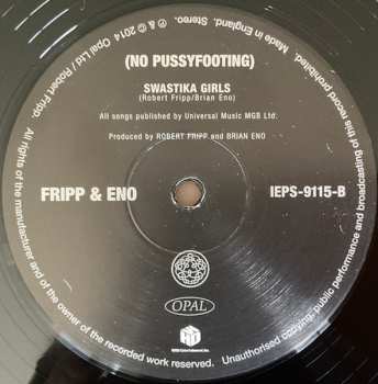 LP Fripp & Eno: (No Pussyfooting) 609294