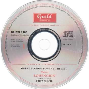 3CD Sir Thomas Beecham: Great Conductors At The Metropolitan Opera 446346