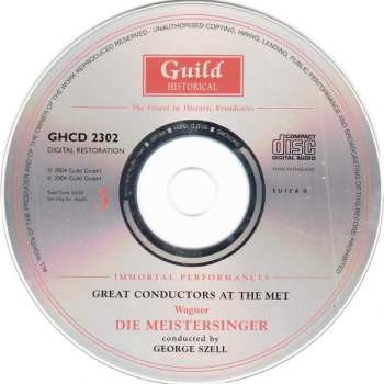 3CD Sir Thomas Beecham: Great Conductors At The Metropolitan Opera 446346