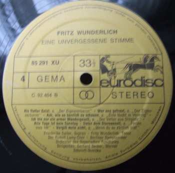 2LP Fritz Wunderlich: Eine Unvergessene Stimme 467863