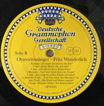 LP Fritz Wunderlich: Oratoriensänger - Fritz Wunderlich 558730