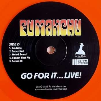 2LP Fu Manchu: Go For It...Live! CLR | LTD 562242