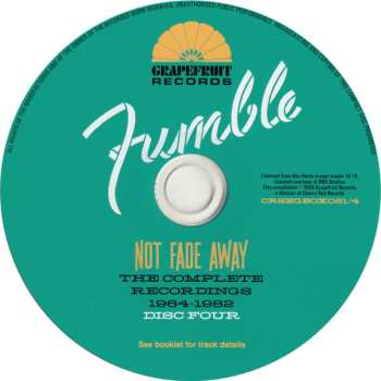 4CD Fumble: Not Fade Away - The Complete Recordings 1964 - 1982 556386