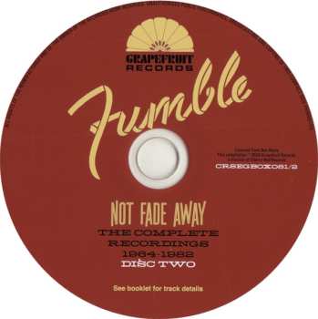 4CD Fumble: Not Fade Away - The Complete Recordings 1964 - 1982 556386