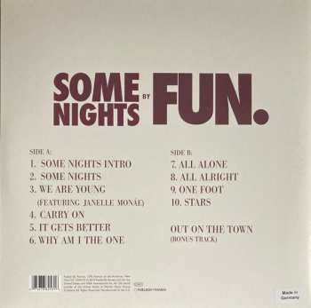 LP Fun.: Some Nights 543604