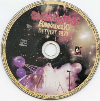 CD Funkadelic: Detroit 1977 510972