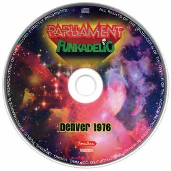 CD Funkadelic: Denver 1976 DIGI 559474