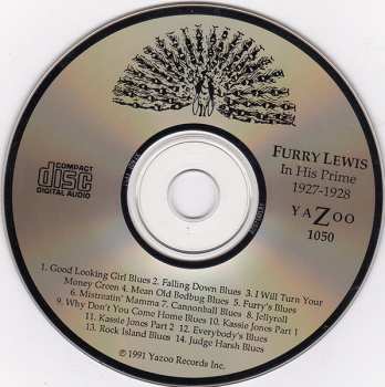 CD Furry Lewis: In His Prime 1927-1928 657135