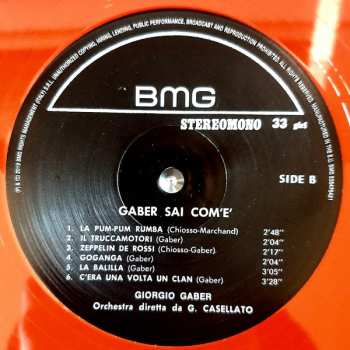 LP Giorgio Gaber: Sai Com'è CLR 623570