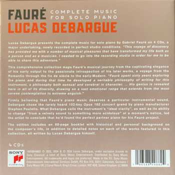 4CD/Box Set Gabriel Fauré: Complete Music For Solo Piano 551441