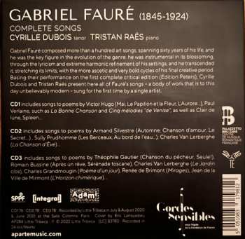 3CD Gabriel Fauré: Complete Songs 546945