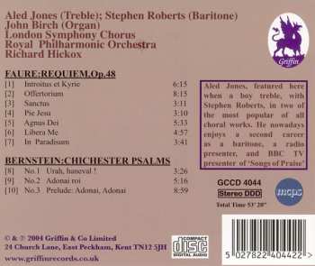 CD The Royal Philharmonic Orchestra: Requiem; Chichester Psalms  503867