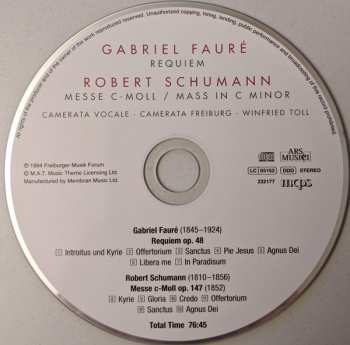 CD Robert Schumann: Requiem / Messe C-moll = Mass In C Minor 464441