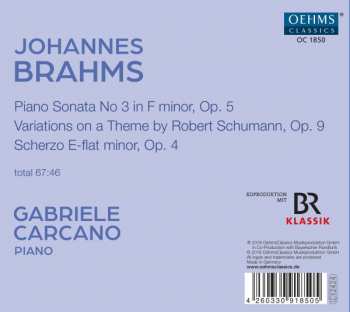 CD Johannes Brahms: Brahms 430345