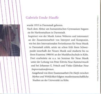 CD Gabriele Emde: Die Natur Der Klänge - Neue Musik Für Harfe 560558