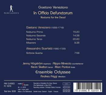 CD Gaetano Veneziano: In Officio Defunctorum - Nocturns For The Deads 560730