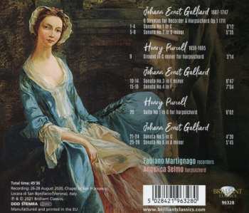 CD Johann Ernst Galliard: 6 Sonatas For Recorder And Harpsichord Op. 1 599567