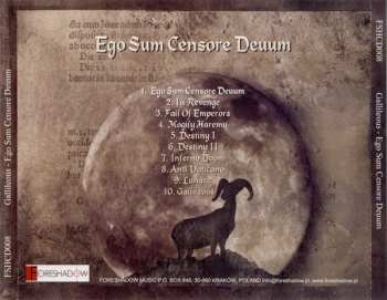 CD Gallileous: Ego Sum Censore Deuum 549102