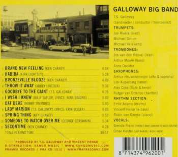 CD Galloway Big Band: Bronzeville  648454