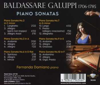 CD Baldassare Galuppi: Piano Sonatas 599922