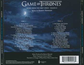 2CD Ramin Djawadi: Game Of Thrones (Music From The HBO Series) Season 8 13736