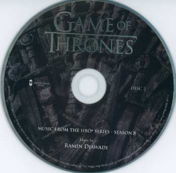 2CD Ramin Djawadi: Game Of Thrones (Music From The HBO Series) Season 8 13736