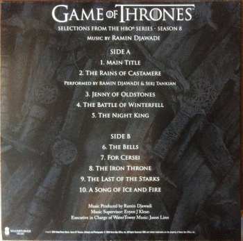 LP Ramin Djawadi: Game Of Thrones (Selections From The HBO Series) Season 8  LTD | CLR 13738