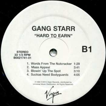 2LP Gang Starr: Hard To Earn 583986