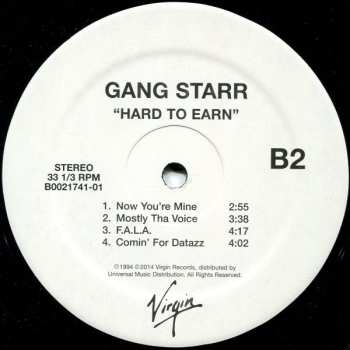 2LP Gang Starr: Hard To Earn 583986