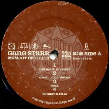 3LP Gang Starr: Moment Of Truth 645263