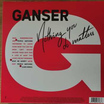 LP Ganser: Nothing You Do Matters CLR | LTD 565793