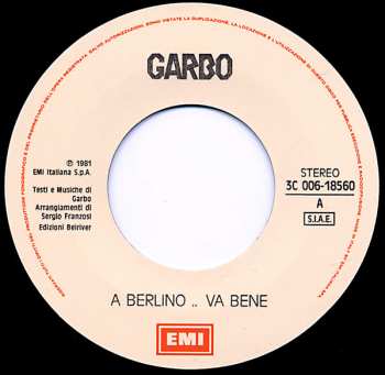 SP Garbo: A Berlino...Va Bene 607506