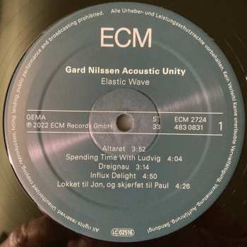 LP Gard Nilssen's Acoustic Unity: Elastic Wave 607943