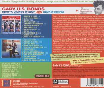 CD Gary U.S. Bonds: Dance 'Til Quarter To Three Plus Twist Up Calypso 632462