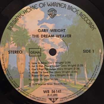 LP Gary Wright: The Dream Weaver CLR 562221